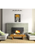 Aura Sarı Siyah Canvas Tablo (50x70) thumbnail 1