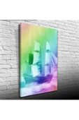 Gökkuşağı Gemi Canvas Tablo (50x70) thumbnail 2