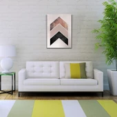 Pastel Renklerde Geometrik Şekiller Kanvas Tablo 50 x 70 thumbnail 3