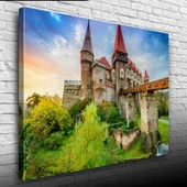 Tarihi Şato Kanvas Tablo 50 x 70 - 1