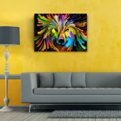 Renk Paletindeki Kurt Kanvas Tablo 50 x 70 - 2