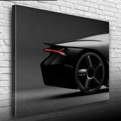 Siyah Spor Otomobil Kanvas Tablo 50 x 70 thumbnail 1