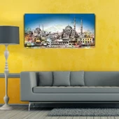 Boğazdan İstanbul Manzarası Kanvas Tablo 60 x 120 thumbnail 3