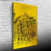 Germany Klasik Alman Mimarisi Kanvas Tablo 50 x 70 thumbnail 1