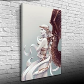 Tanrıça Heykel Görseli Kanvas Tablo 50 x 70 - 1