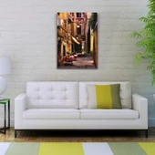 İtalya Pizza Dükkanı Kanvas Tablo 50 x 70 thumbnail 2