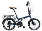 Carraro Flexi 121D M.Disk Fren 21 Vites 20 Jant Katlanır Bisiklet Mat Navy Mavi Siyah - 1
