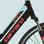 Carraro Active 292 V Fren 21 Vites 28 Jant Şehir Bisikleti Siyah Açık Turkuaz 46 Kadro - 2