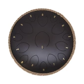 Jwin JTN-1415 14 Inç 15 Ses Ton Çelik Handpan Tongue Drum Davulu - Siyah - 2