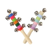 Jwin JSZ-101 Metal Zilli Ahşap Marakas Orff - Ritim Aleti - 2