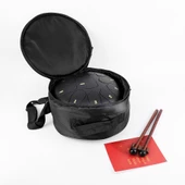 Jwin JTN-1011 10 Inç 11 Ses Ton Çelik Handpan Tongue Drum Davulu - Siyah - 1