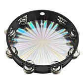 Jwin JDF-2505 Ahşap-Yansıtıcılı Parlak Plastik Tef Metal Zilli (25cm) Orff - Ritim Aleti - 3