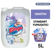 Bingo Soft Yumuşatıcı 20LT (4PK*5LT) Sensitive/Bebeğimin Kokusu/Hipoalerjenik (200 Yıkama) - 3