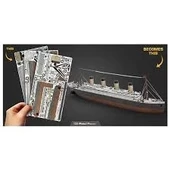 TİTANİC RENKLİ 3D Metal Maket Bulmaca Puzzle model kitleri DIY 14+ Yaş 59+ parça - 3