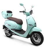 Kuba Brilliant 125-150-50 Cc Scooter Ayna Takımı Açık Yeşil (10 Mm Düz Diş) _Supermoto - 2