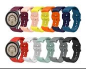Samsung Galaxy Watch 4 5 6 7 FE 40 40 44 Classic 42 43 46 47 mm Kordon Wave Dalgalı Silikon Kordon - 1