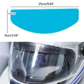 Periboia Buğu Önleyici Motosiklet Kaskı Vizörü Su Geçirmez Dayanıklı Çizik Koruma Lens Filmi - 4