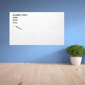 Periboia Ders Çalışma Yazı Tahtası Manyetik Duvar Stickerı 100x60 cm - 1