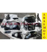 Rks Azure 50  Grenaj Kaporta Seti Siyah Renk ( Motosiklet Değildir ) _Supermoto thumbnail 2