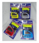 Motosiklet Alarmlı Disk Kilidi 110 Desibel Hatırlatma Kablolu (Mavi)_Supermoto thumbnail 2