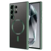 Galaxy S24 Ultra Kılıf Kamera Korumalı Magsafe Parlak Luxury thumbnail 10