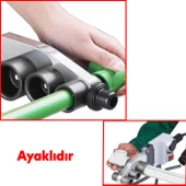 Euromax Metre Terazi Plastik Boru Kaynak Kesme Aleti Makinesi 1500 W Endüstriyel Makina Pafta Seti - 2