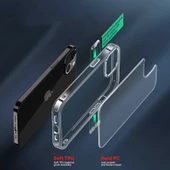 Vendas iPhone 13 First Serisi SGS Darbe Lisanslı Şeffaf Kılıf + Kamera Lens Koruyucu + 5D Cam Ekran Koruyucu - 9