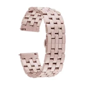 Vendas Samsung Gear S3 (22mm) Metal Bakla İşlemeli Kademe Ayarlı Metal Kordon thumbnail 4