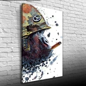 Maymun Asker Kanvas Tablo 50 x 70 thumbnail 3