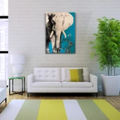 Yalnız Fil Kanvas Tablo 50 x 70 - 2