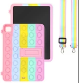 Apple iPad Air 5 10.9" 2022 M1 Kılıf Cute Dolls Standlı Eğlenceli 3D Karekterli Çocuk Kılıfı A2588 A2589 A2591 - 2