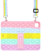 Apple iPad Air 5 10.9" 2022 M1 Kılıf Cute Dolls Standlı Eğlenceli 3D Karekterli Çocuk Kılıfı A2588 A2589 A2591 - 12