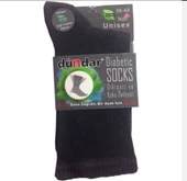 6'lı Dündar Bambu Unisex Bayan Diyabetik Şeker Çorap - 3