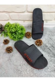 Gezer Erkek Kaymaz Taban Banyo Balkon Sport Siyah-Kırmızı - 1