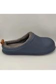 Gezer Kışlık Islak Zemin Erkek Terlik Önü Kapalı Tüylü Lacivert thumbnail 5