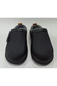 Gezer Kışlık Islak Zemin Erkek Terlik Önü Kapalı Tüylü Siyah thumbnail 3