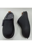 Gezer Kışlık Islak Zemin Erkek Terlik Önü Kapalı Tüylü Siyah thumbnail 6