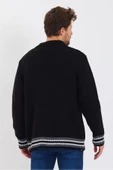 Erkek Nakışlı Düğmeli Triko Hırka-trz3451r01m - 10