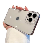 Apple iPhone 14 Plus Kılıf Anti-Fingerprint Kristal Şeffaf Sararmaz Kapak - 6