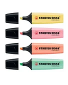 Stabilo Boss Pastel Renk Fosforlu Kalem 4 Renk thumbnail 1