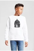 The Last Of Us Ellie's Backpack Beyaz Çocuk 2ip Sweatshirt - 1