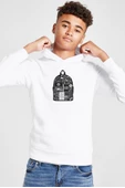 The Last Of Us Ellie's Backpack Beyaz Çocuk 3ip Kapşonlu  Sweatshirt - 1