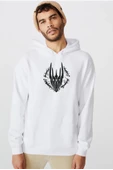The Rings Of Power Sketch Beyaz Erkek 3ip Kapşonlu  Sweatshirt thumbnail 1