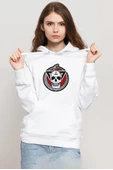 The Purge The Forever Purge Beyaz Kadın 3ip Kapşonlu Sweatshirt - 1