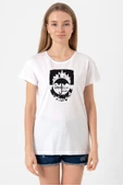 The Umbrella Academy Dark Essential Beyaz Kadın Bisikletyaka Tshirt thumbnail 1