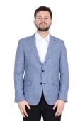 Cengiz İnler Kırçıllı Kırlangıç Yaka Slim Erkek Ceket - 6