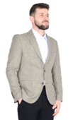 Cengiz İnler Kırçıllı Kırlangıç Yaka Slim Erkek Ceket - 9
