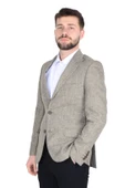 Cengiz İnler Kırçıllı Kırlangıç Yaka Slim Erkek Ceket - 10