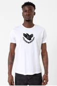 Violet Evergarden Anime CH Postal Company Logo Beyaz Erkek Bisikletyaka Tshirt - 1