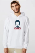 Breaking Bad Jesse Pinkman Bitch Beyaz Erkek 3ip Kapşonlu  Sweatshirt thumbnail 1
